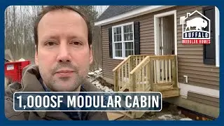 1000sf Modular Cabin With Unfinished Attic Space