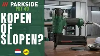 PERSLUCHT-SPIJKERPISTOOL  PARKSIDE PDT 40 F4  DUTCH NEDERLANDS LIDL