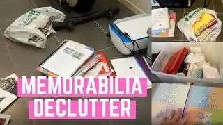 EXTREME DECLUTTER AND ORGANIZATION OF KIDS MEMORABILIA ✨ LETTING GO OF SENTIMENTAL ITEMS/ARTWORK 🖼️