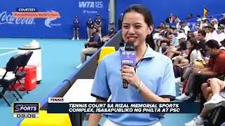 Tennis court sa Rizal Memorial Sports Complex, isasapubliko ng PHILTA at PSC