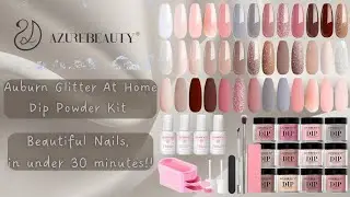 AzureBeauty Amazon Dip Powder Kit | Dip Powder Application On Short Natural Nails