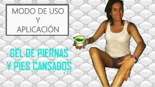 Gel para pies y piernas cansadas