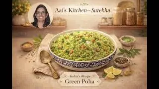 Green Poha Recipe | Healthy Poha New Style | Quick & Nutritious Breakfast 💚