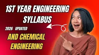 Updated First Year Syllabus of Chemical Engineering | AND , All Engineering Branches ||