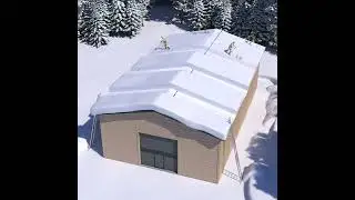 Sn&ouml;skottning fr&aring;n tak