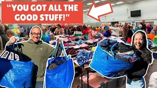 INSANE RUMMAGE SALE WITH TONS OF BOLO BRANDS & PROFIT - Come Thrift with Us as Resellers