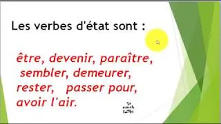 grammaire 18 : verbes d'action et verbes d'état  أفعال الحركة و أفعال الحالة