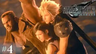 Final Fantasy VII Remake - Let's Play - Part 4 - The Collapse of Sector 7 | Auralinus