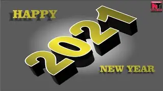 3D Text 2021 Creat In CorelDRAW || Happy New Year 3D Text Design In CorelDRAW