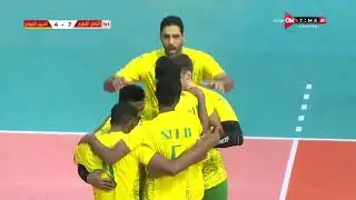 مباراة الأهلي القطري والسيب العماني البطولة العربية للكرة الطائرة رجال