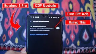 Realme 3 Pro C09 Turn Off Ads Using This Disable Advertiment In Get Recommedation | BhushanDroid