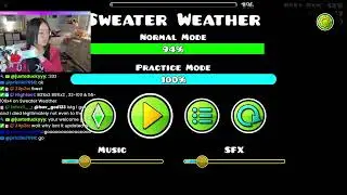 🔷pls let me beat Sweater Weather🔷new hardest barely🔷!best