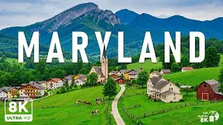 Maryland Spring 8K 🇺🇸 | Lush Green Landscapes, Scenic Rivers & Peaceful Nature in Ultra HD