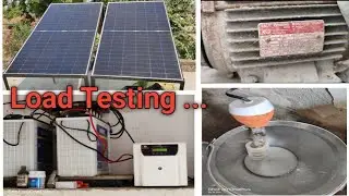 Smarten Superb 2500 va Solar Inverter Load Test || Nexus Solar Panel 580 Watt