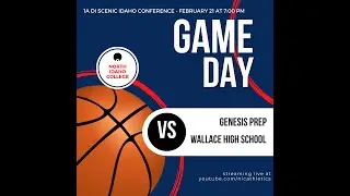Genesis Prep vs. Wallace High School 1A DI Boy's Basketball Districts
