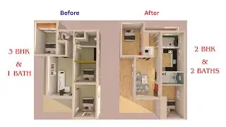 29 Years Old Home Renovation in Bangalore, BSK 3rd Stage by Inkstone Infra - Home Renovation Expert