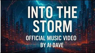 Into the Storm | AI Dave &bull; Cinematic Techno Electro Rock from the Neon Highway Saga (Official Video)