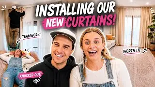 INSTALLING OUR NEW CURTAINS // VLOG #30
