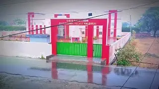 School Ke Bahar Barsaat Ka Nazara | Rainy Day View Outside Educational Palace Haldwani