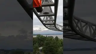 Finland&rsquo;s RAREST Roller Coaster 🌪️  #fyp #rollercoaster