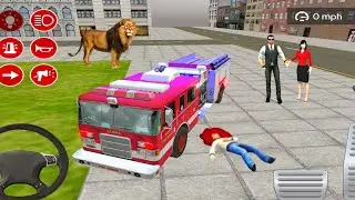 ✅Real Fire Truck Driving Simulator #9Fire Fighting - Tampa Fire Department Truck - Android Gameplay