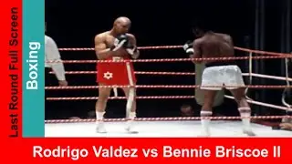 Rodrigo Valdez (Colombia) vs Bennie Briscoe (USA, red trunks) Wide screen highlights, Monaco 1974