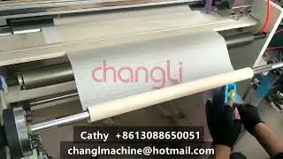 paper tube core gift paper roll to roll rewinder rewinding machine