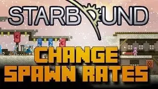 Starbound - How To Change Spawn Rates!