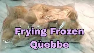 Frying Frozen Quebbe #frozzen #arabic #cooking #fry #food #live #video #satisfying