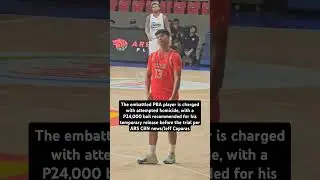 PBA Player John Amores Charged with Attempted Homicide, Bail Possible