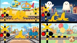 trains in different worlds