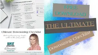 🎁 FREE DOWNLOAD: The Ultimate Downsizing Checklist