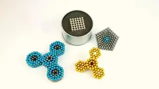DIY - HOW TO MAKE MAGNETIC SPINNER WITH MAGNET BALLS- 3 WAYS