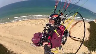 奈多海岸パラモーター   #miniplaneparamotor  #Dudekuniversal  #paramotorfukuokajapan  #topoutparagliding