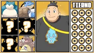 Tierno Kanto Journey Pok&eacute;mon Team
