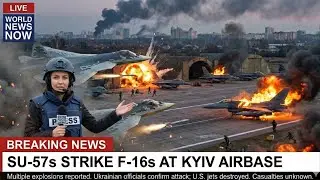 Russian SU-57 Attacks Kyiv Air Base, Destroying 12 US F-16 Fighter Jets That Just Arrived | ARMA 3