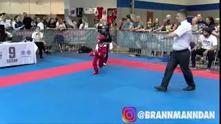 Liam Calajo Spinning Head Kick Hungarian Cup