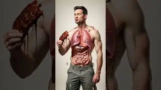What Happens Inside Your Body After Eating Roasted Chicken | 3D Digestive System Animation