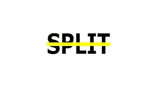 Split Text Hover Effect | HTML | CSS