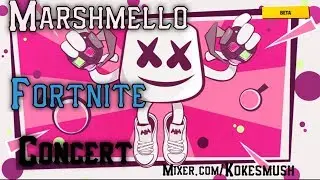 Marshmello Fortnite Event - Mixer.com/Kokesmush