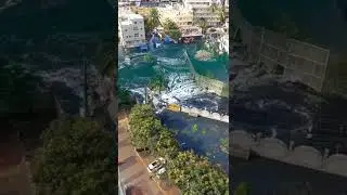 BANGALORE Floods #lakedamage #BANGALORE #Bellandur #rain #floods floods