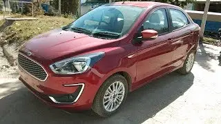 Ford Aspire 2018 Red color interior & exterior quick look