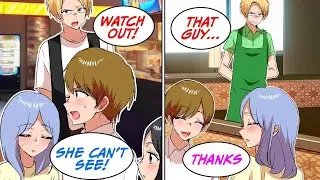 【RomCom】I took my niece to the movies and then a guy bumped into a blind woman so I...【Manga Dub】