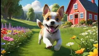 This Little Dog Lives Alone | Fun Dog Song for Kids | Animal Adventure Rhyme for Toddlers