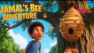 JAMAL'S BEE🐝 ADVENTURE...3D Animated movie's #story #viralvideo #cartoonstory #explorepage 