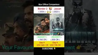 Border 2 Box Office Collection | Sunny Deol | Shahrukh Khan | Jawan 9th Day Worldwide Collection 🔥