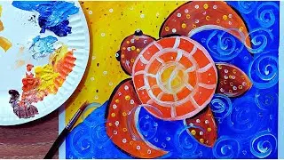 Australia Aboriginal Art | Turtle in Acrylic