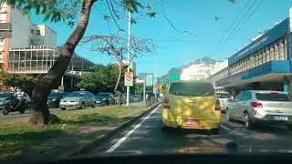 Driving Zona Sul até Barra da Tijuca Rio de Janeiro Brazil