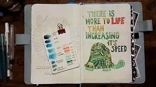 Plan With Me | June 2019 Bullet Journal Setup - Koi Fish