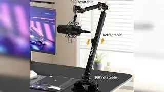 A must-have product!&nbsp;Mic Boom Arm Desk Mount, microphone stand Arm Profile 360&deg;Swivel , Adjustable